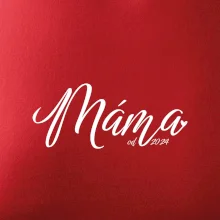 Máma od roku -  psací písmo