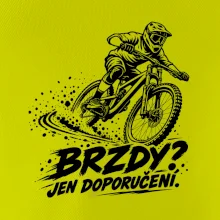 Brzdy jen doporučení - biker v zatáčce