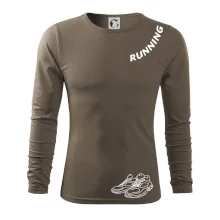 Running nápis šikmo