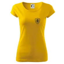 Český lev erb na prsu a na zádech