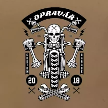 Lebka motorkář opravář