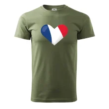 Francouzská vlajka srdce