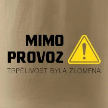 Mimo provoz - trpělivost byla zlomena