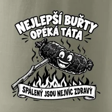 Nejlepší buřty opéká táta Spálený jsou nejvíc zdravý