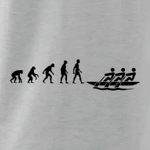 Evoluce veslování 3 lidi