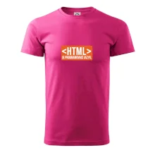 HTML JE PROGRAMOVACÍ JAZYK