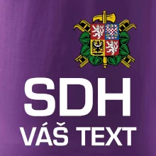Sbor dobrovolných hasičů - znak bez nápisu + Nápis na zádech