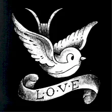 Love holubice - kreslená