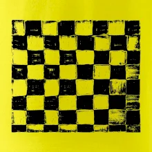 Šachovnice černá kreslená