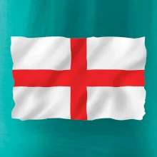 Anglická vlajka vlající