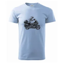 Cestovní motorka kostra
