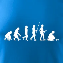 Evoluce houbař muž