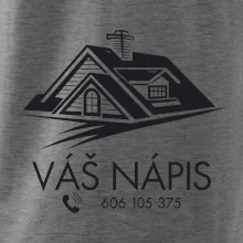 Tričko pro pokrývače - Velká střecha