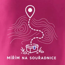 Mířím na souřadnice minimalistická trasa