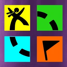 Geocaching logo barevné