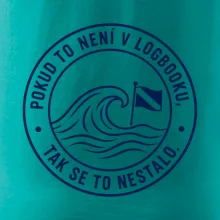 Pokud to není v logbooku kruhové razítko s vlnou a vlajkou