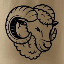 Černá Hlava berana obrys