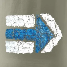 Párová turistická značka modrá