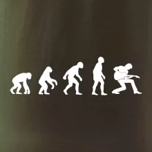 Evoluce kytarista - klečící