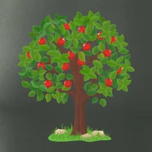 Obrázek Jablko nepadá daleko od stromu