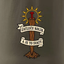 Geodet zatluču kolík a je to svatý