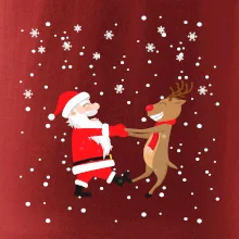 Tancující Santa a sob
