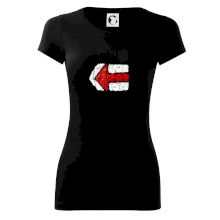 Párová turistická značka  červená