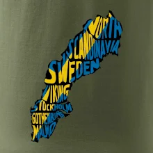 Mapy - názvy měst - Švédsko