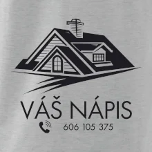 Tričko pro pokrývače - Velká střecha