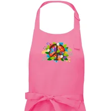 Peace symbol prorostlý květinami