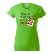 Kniha - Holka, která miluje knihy -  Vaše jméno