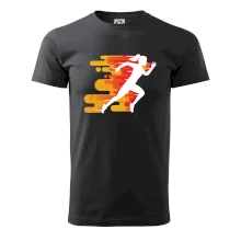 Běhání - oranžová žena