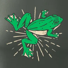 Žába zelená kreslená