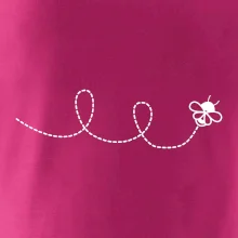 Dráha letu včely - smyčka