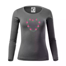 Červené tulipánové srdiečko (Pecka design)