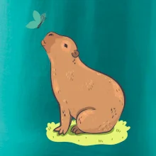 Kapybara a motýlek