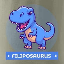 Dinosauří jména - modrý dinosaurus