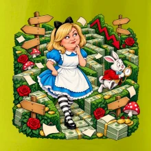 Alenka v říši dluhů finanční bludiště