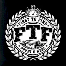 FTF první u keše vítězný odznak