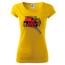 Manželka ping pongové legendy