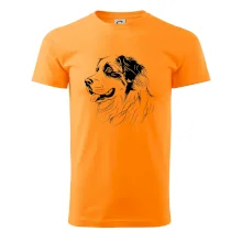 Bernský salašnický pes černá kresba