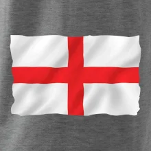 Anglická vlajka vlající