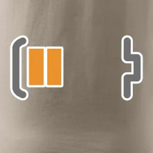 Rodinná trika - baterie táta