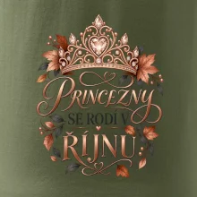 Princezny se rodí v říjnu - královská koruna