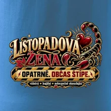 Listopadová žena pozor občas štípe