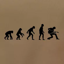 Evoluce kytarista - klečící