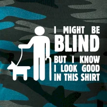 I might be blind