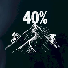 Narozeniny cyklista a lyžař 40