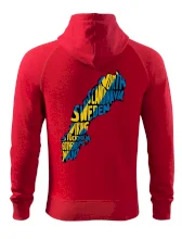 Mapy - názvy měst - Švédsko