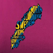 Mapy - názvy měst - Švédsko